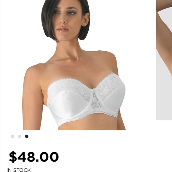 Carnival Full-figure Lace Strapless Bra - Picture 2 of 4